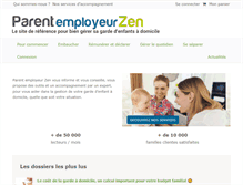Tablet Screenshot of parent-employeur-zen.com